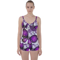 Tie Front Two Piece Tankini 