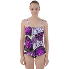 Twist Front Tankini Set 