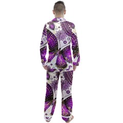 Men s Long Sleeve Satin Pajamas Set 