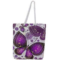 Full Print Rope Handle Tote (Large) 