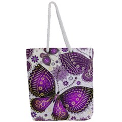 Full Print Rope Handle Tote (Large) 