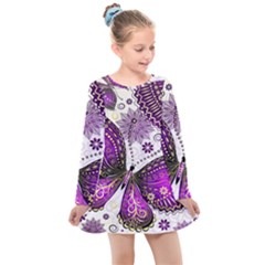 Kids  Long Sleeve Dress 