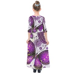 Kids  Quarter Sleeve Maxi Dress 