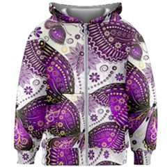 Kids  Zipper Hoodie Without Drawstring 