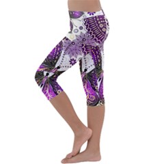 Kids  Lightweight Velour Capri Leggings  