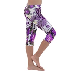 Kids  Lightweight Velour Capri Leggings  