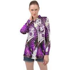 Long Sleeve Satin Shirt 