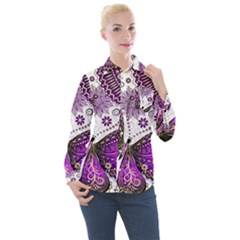 Women s Long Sleeve Pocket Shirt 