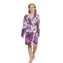 Kids  Long Sleeve Velvet Lounge Robe 