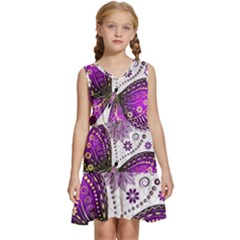 Kids  Sleeveless Tiered Mini Dress 