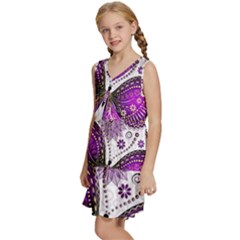 Kids  Sleeveless Tiered Mini Dress 