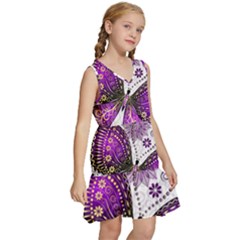 Kids  Sleeveless Tiered Mini Dress 