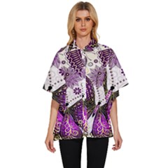 Women s Batwing Button Up Shirt 