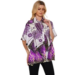 Women s Batwing Button Up Shirt 