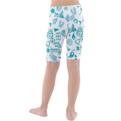 Kids  Mid Length Swim Shorts 