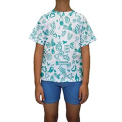 Kids  Short Sleeve Swimwear 