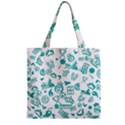 Zipper Grocery Tote Bag 