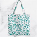 Zipper Grocery Tote Bag 