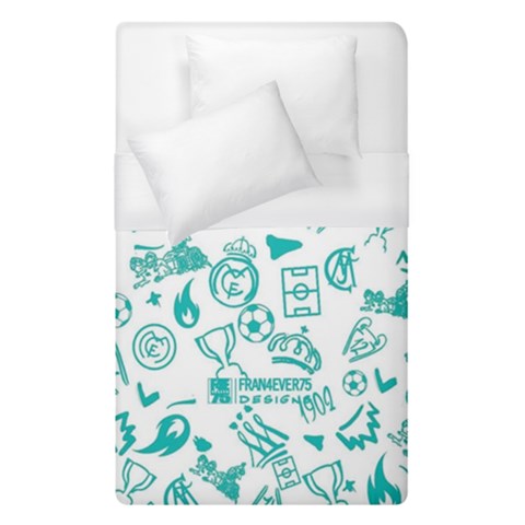 Real Madrid, Background, Pattern, Sport Duvet Cover (Single Size) from ArtsNow.com