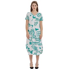 T-Shirt Midi Dress With Pockets 