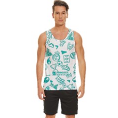 Men s Wide Collar Tank Top 