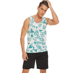 Men s Wide Collar Tank Top 