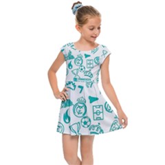 Kids  Cap Sleeve Dress 