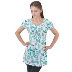 Puff Sleeve Tunic Top 