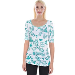 Wide Neckline T-Shirt 