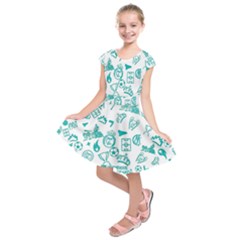 Kids  Short Sleeve Dress 