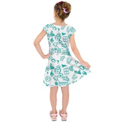 Kids  Short Sleeve Dress 