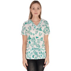 Women s V-Neck Scrub Top 