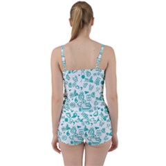 Tie Front Two Piece Tankini 