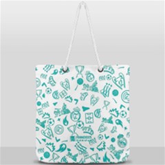 Full Print Rope Handle Tote (Large) 