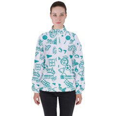 Women s High Neck Windbreaker 