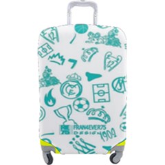 Real Madrid, Background, Pattern, Sport Luggage Cover (Large) from ArtsNow.com