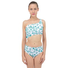 Spliced Up Two Piece Swimsuit 