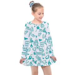 Kids  Long Sleeve Dress 