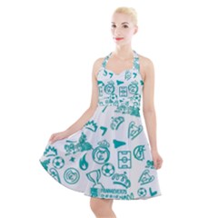 Halter Party Swing Dress  