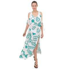 Maxi Chiffon Cover Up Dress 