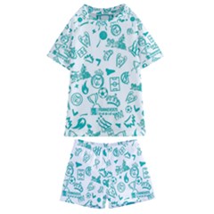 Kids  Swim T-Shirt and Shorts Set 