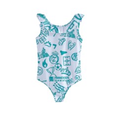 Kids  Frill Swimsuit 