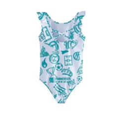 Kids  Frill Swimsuit 