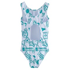 Kids  Cut-Out Back One Piece Swimsuit 