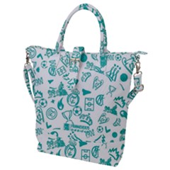 Buckle Top Tote Bag 