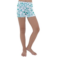 Kids  Lightweight Velour Yoga Shorts 