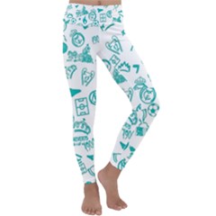 Kids  Lightweight Velour Classic Yoga Leggings 