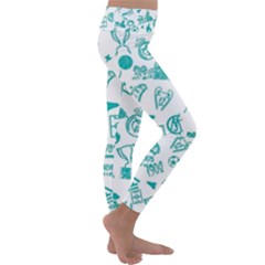 Kids  Lightweight Velour Classic Yoga Leggings 