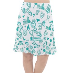 Fishtail Chiffon Skirt 