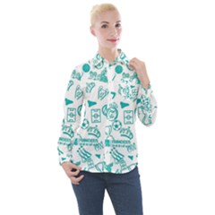 Women s Long Sleeve Pocket Shirt 